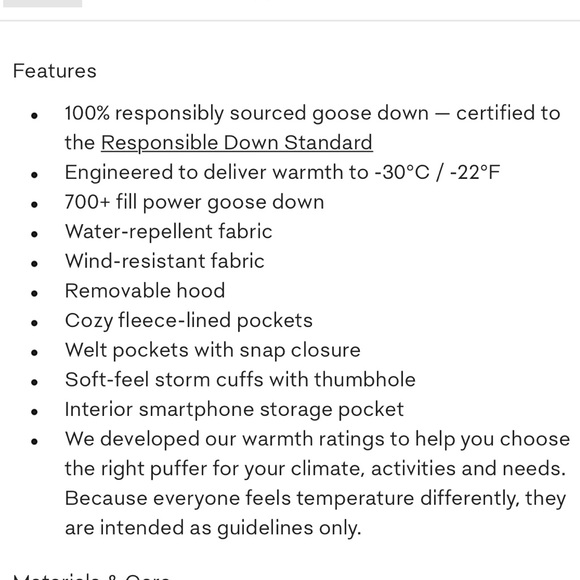 SOLD‼️‼️BNWT Super Puff Catalina - Size XS❤️ - Picture 10 of 12